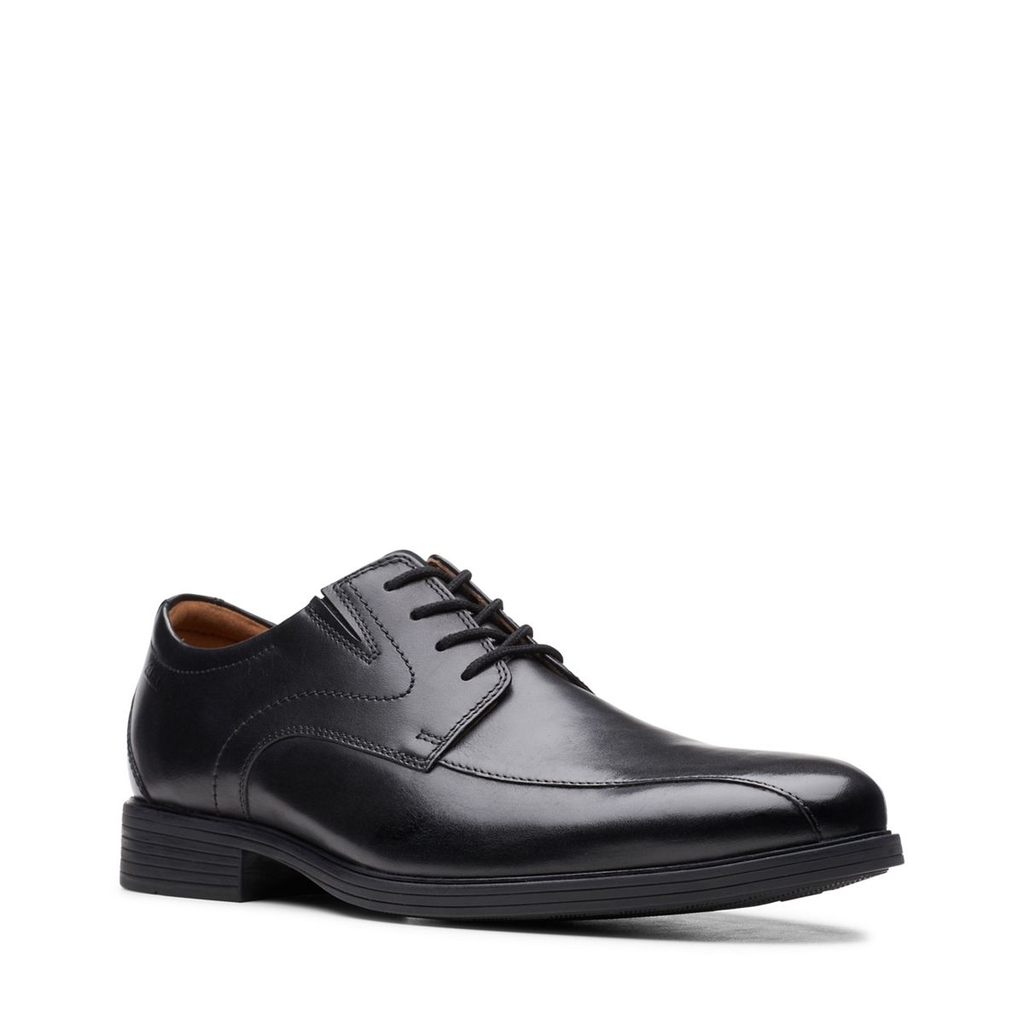 Whiddon Pace Black Leather Clarks