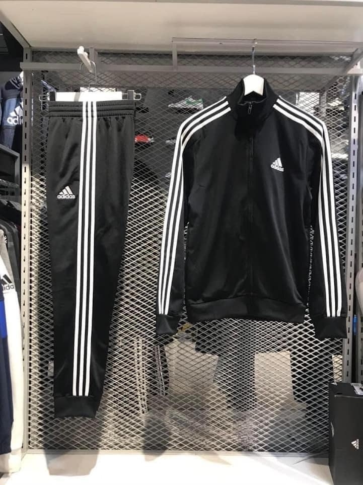 Bộ thể thao Adidas đen nam