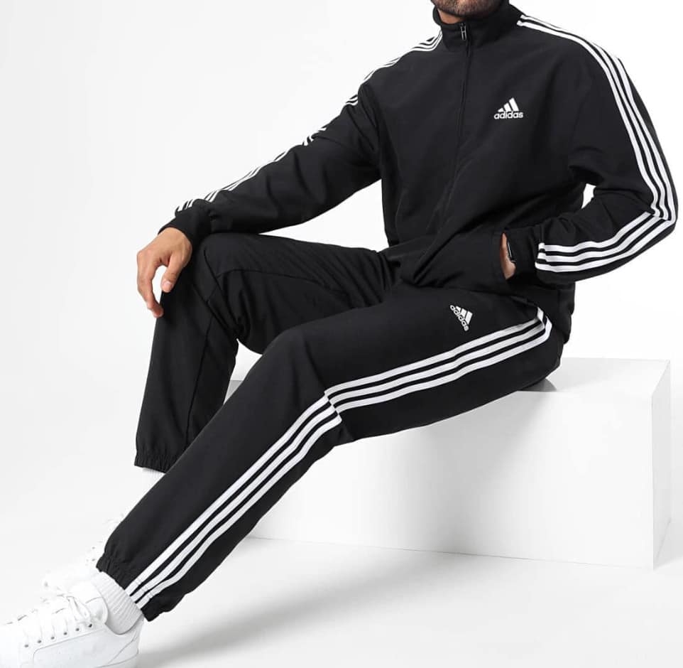 Bộ thể thao Adidas đen nam