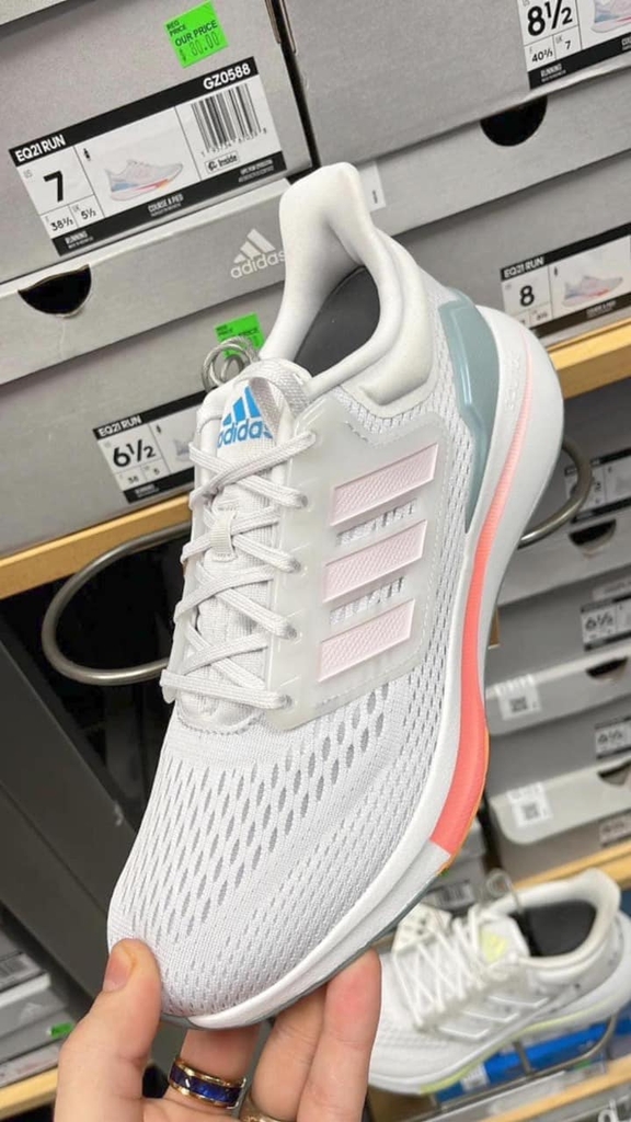 Adidas EQ21 trắng xám GZ0588