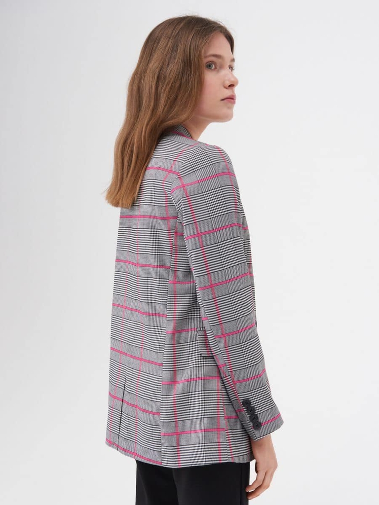 Áo vest Sinsay kẻ hồng