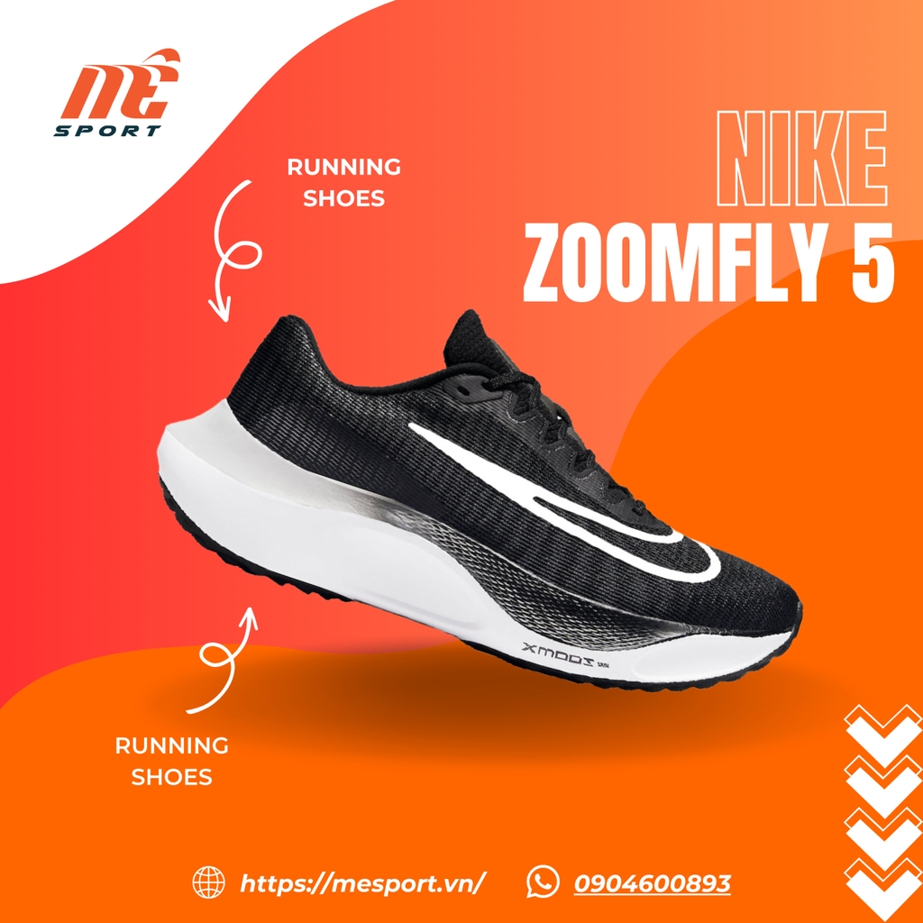 Nike Air Zoom Fly 5 Đen Trắng