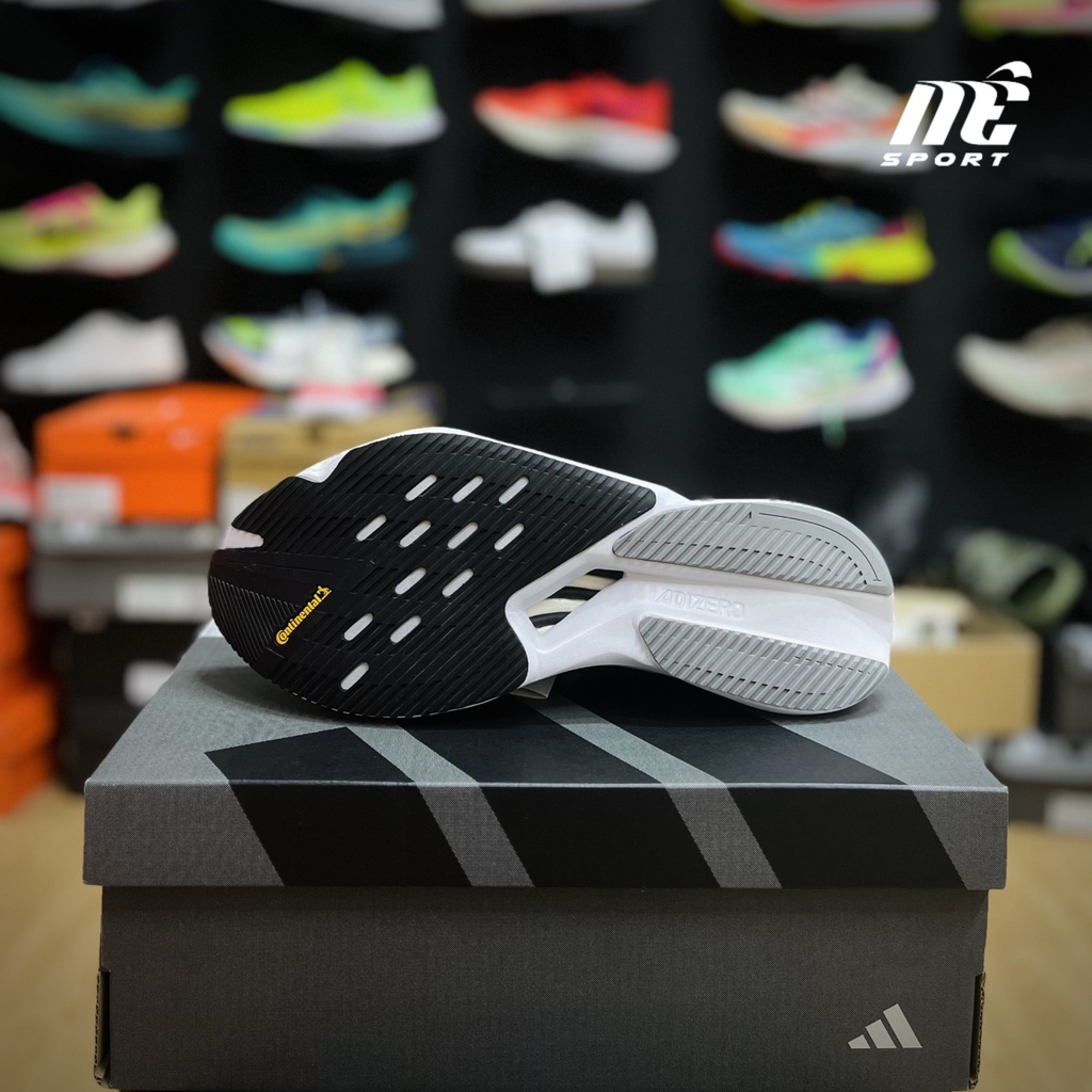 Adizero Boston 12 Wide Xám Đen