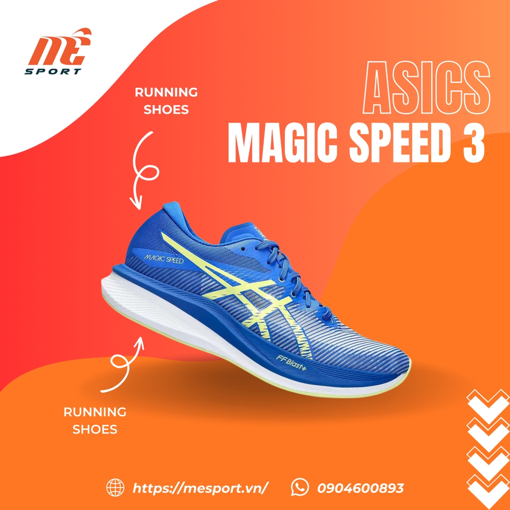 Asics Magic Speed 3 xanh