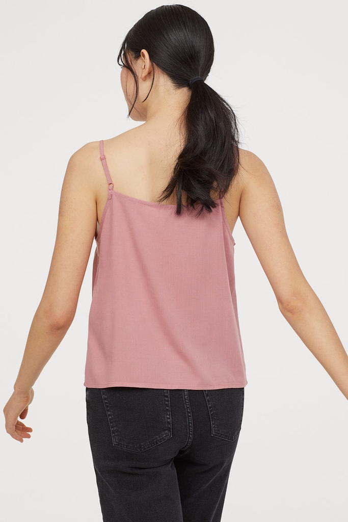 Áo 2 dây hồng HM