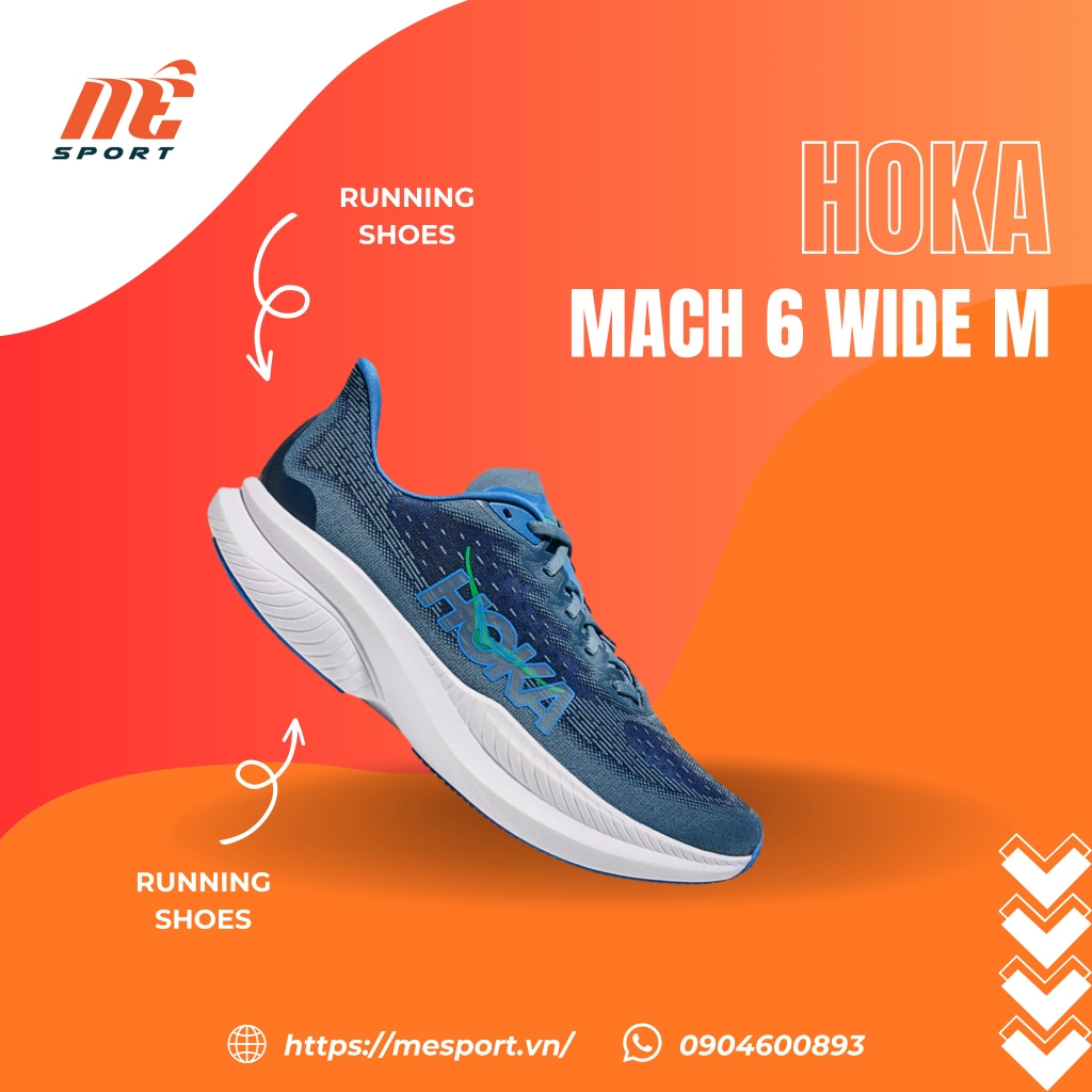 Hoka MACH 6 WIDE - Nam