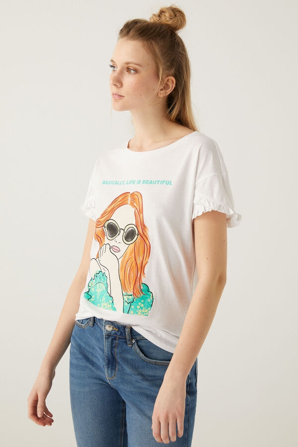 Phông trắng cô gái Springfield