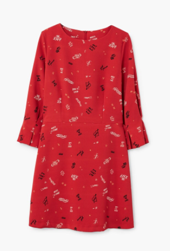 Váy đỏ Mango size M