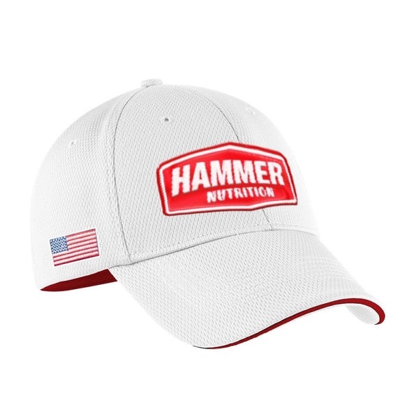 Nón két màu trắng Hammer Nutrition