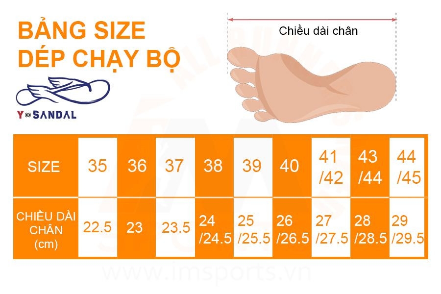 Dép chạy bộ Ysandal