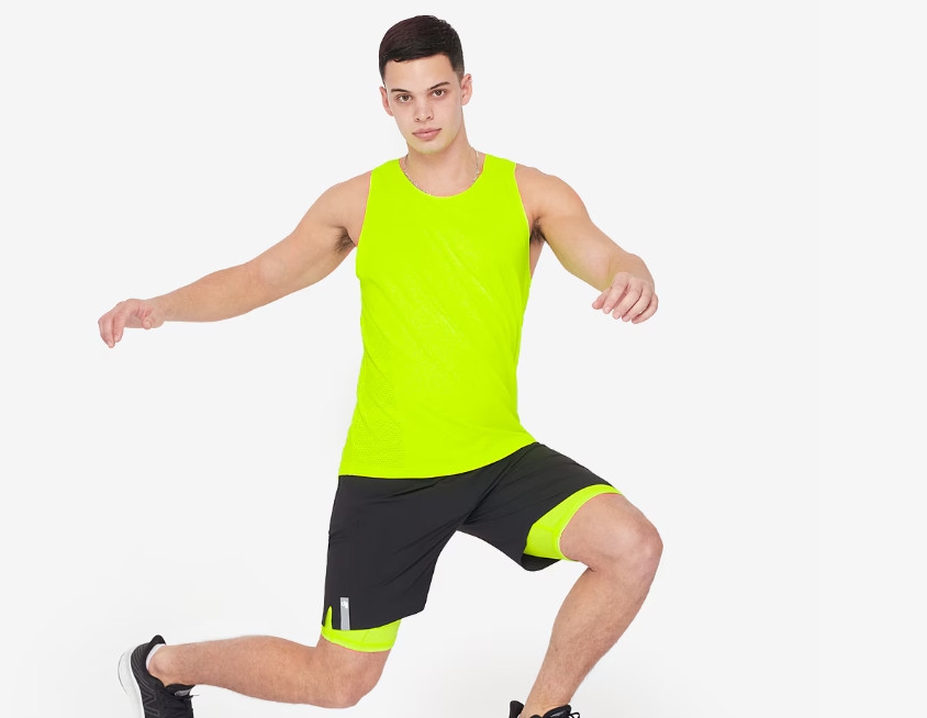 Sheer speed tank- Neon yellow