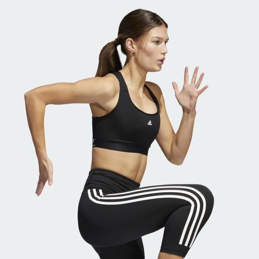 Bra Powerreact Training Medium-Support Bra - Black