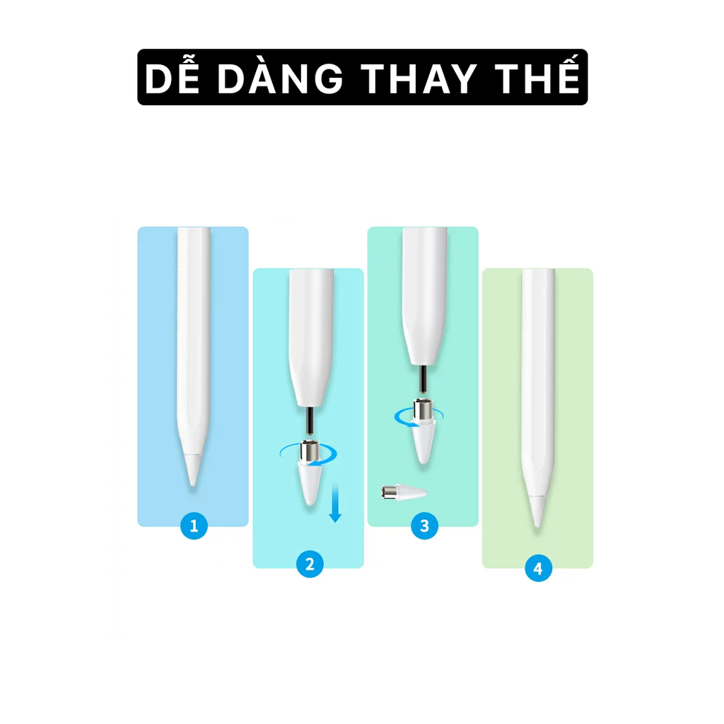 Ngòi thay thế gốc dùng cho bút cảm ứng CWT pencil  S /2.0/V/X/XPRO/A chất liệu cao cấp bền bỉ tạo đường nét chân thực