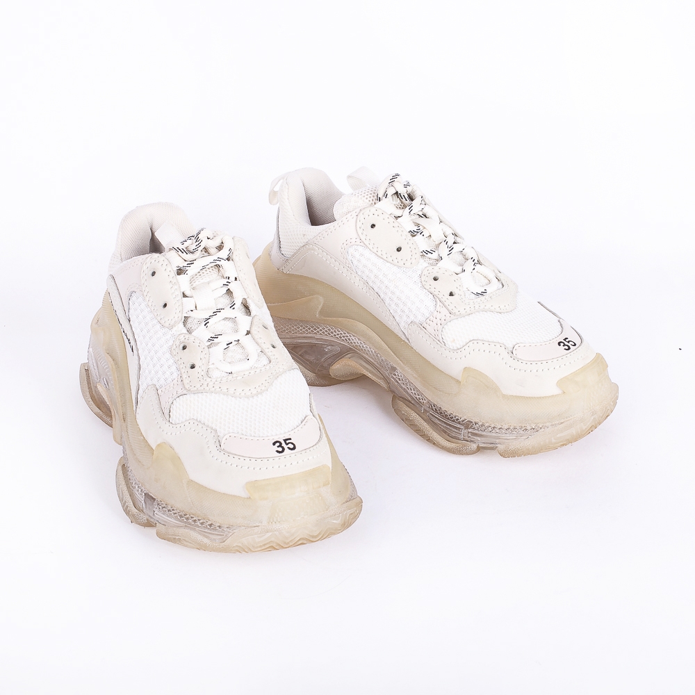 Giảm giá ảnh thậthàng thật giày sneaker balenciaga triple s full trắng  nam nữ  BeeCost