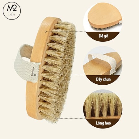 Bàn Chải Đánh Giày Lông Heo Đeo tay Linh Hoạt(BCDG23)