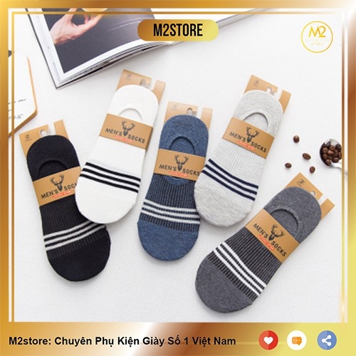 Tất Đi Giày Lười, Vớ Lười Nam Nữ Cao Cấp Siêu Đẹp (Chống trượt gót) (TL02-G4)