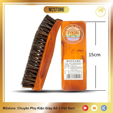Bàn Chải Đánh Giày Lông Ngựa Khổ Lớn EYKOSI BCDG30