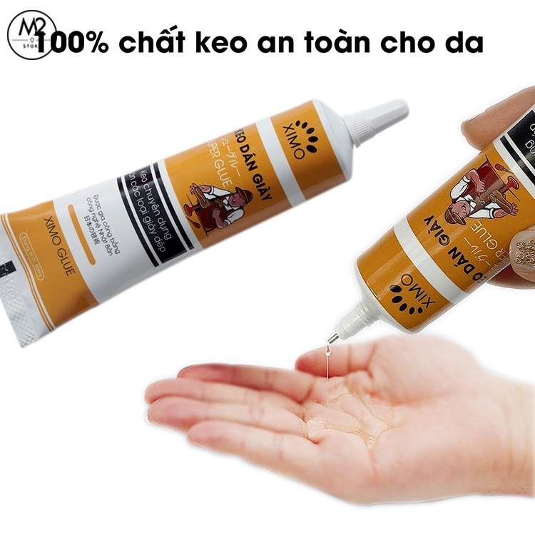 Keo Dán Giày Siêu Dính Dùng Nhiệt Trong Suốt Không Tổn Thương Da XIMO KDG06