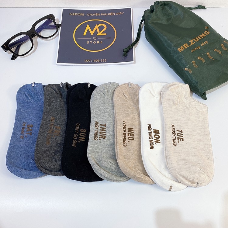 Set Vớ Tất Theo Ngày Trong Tuần Nam Cao Cấp Cao Cấp TN32