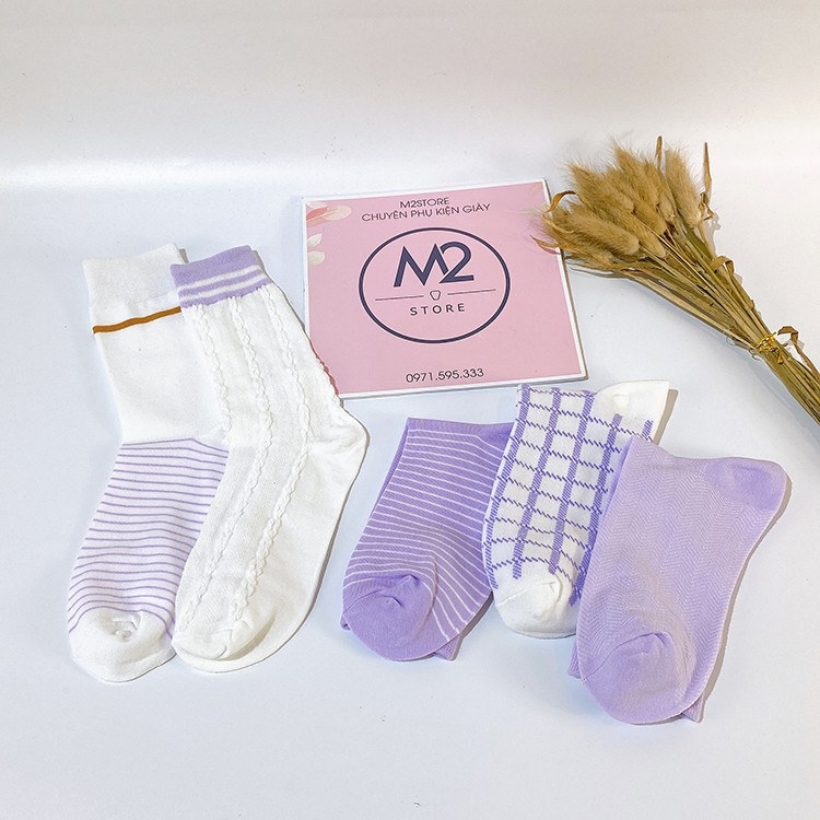 Tất Nữ Cổ Cao Phong Cách Tím Thủy Chung TNG02