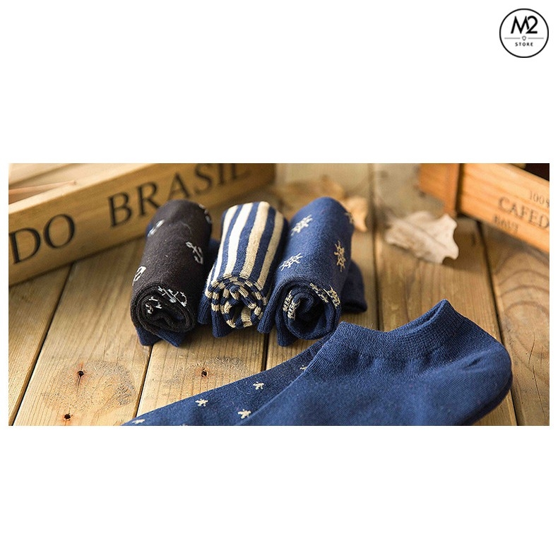 Combo 5 đôi tất nam thời trang Hàn Quốc siêu đẹp, thoáng khí TN19-H3