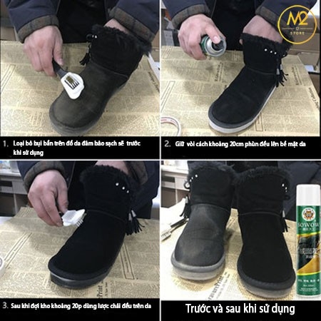 Chai Xịt Phục Hồi Màu Và Bảo Dưỡng Dành Cho Da Lộn Cao Cấp XDG100