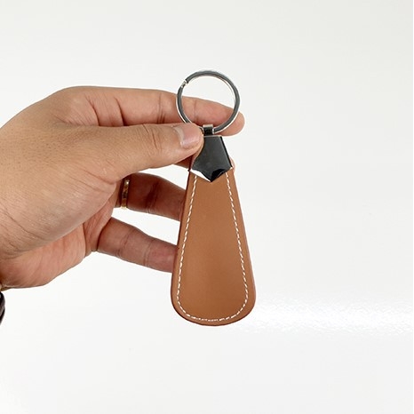 Đón gót giày thép bọc da cao cấp treo chìa khóa (DGG09)