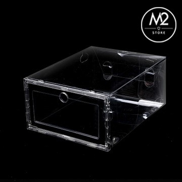 Hộp đựng giày nhựa cao cấp trong suốt mang lại không gian đẹp HDG02