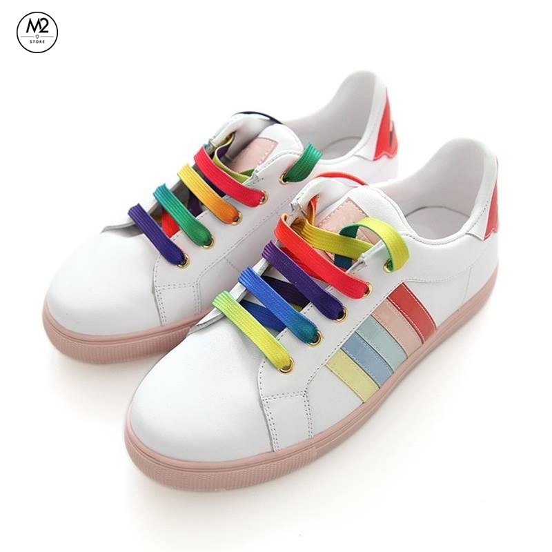 Dây Giày 7 Màu (1 cặp) / Dây Giày Cầu Vồng (Bản Đẹp)