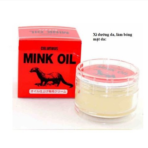 Mỡ chồn bảo dưỡng đồ da Mink Oil dưỡng bóng chăm sóc, áo da, giày da, túi ví da (XDG64)-XMK2-2-42