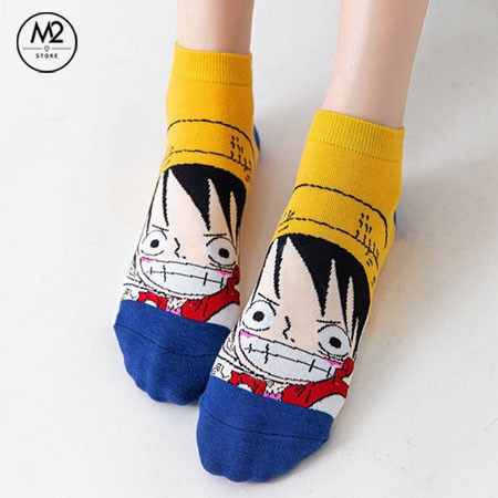 Combo 5 Đôi Tất Vớ Nam Nữ Cổ Ngắn In Nhân Vật Hoạt Hình Cực Chất TNG38