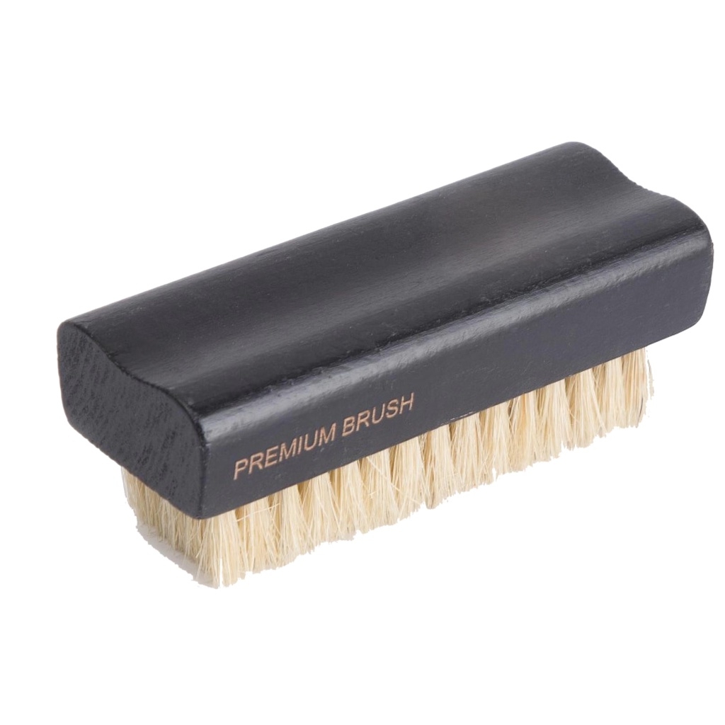 Bàn chải đánh giày lông heo & lông nhựa PP bản cho giày vải sneaker XIMO (BCDG17)