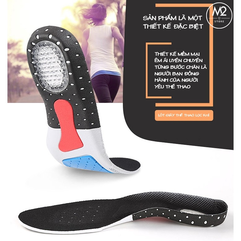 Lót giày thể thao êm chân tăng 0,5 Size Thoáng khí LGTT01