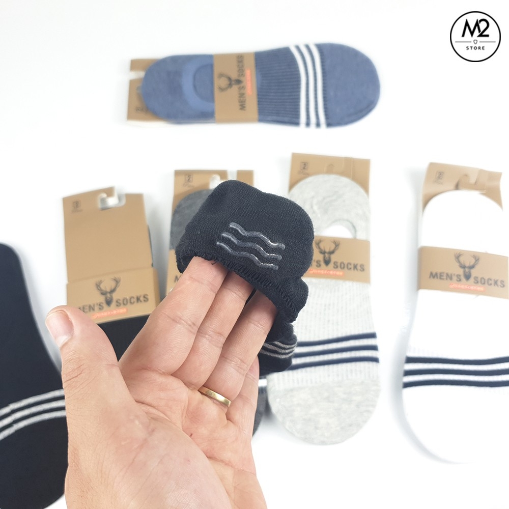 Tất Đi Giày Lười, Vớ Lười Nam Nữ Cao Cấp Siêu Đẹp (Chống trượt gót) (TL02-G4)