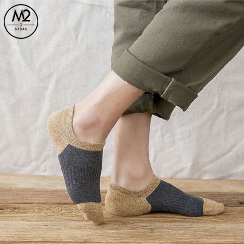 COMBO 7 đôi Tất vớ nam cổ ngắn phong cách Hàn Quốc đẹp lịch lãm, thấm hút mồ hôi TN25