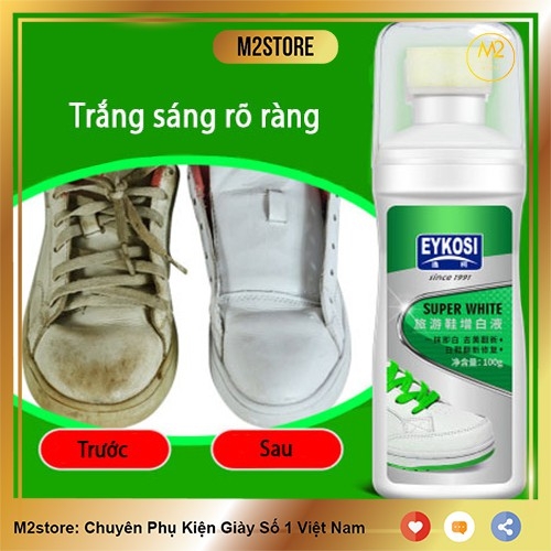 Chai Dung Dịch Tẩy Trắng Và Tẩy Vết Ố, Vết Bẩn Eykosi VSG19