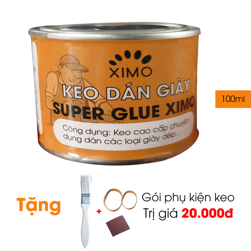 Keo Dán Giày Siêu Dính Dùng Nhiệt Trong Suốt Không Tổn Thương Da XIMO KDG06