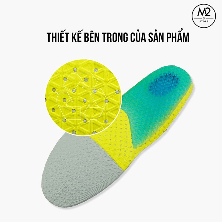Lót giày thể thao y khoa cao cấp êm chân Tăng 0,5Size LGYK01-C4
