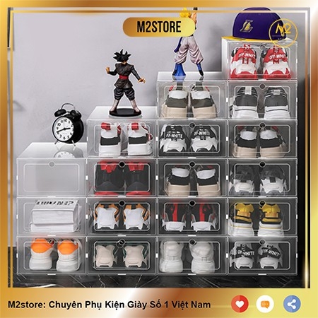 Hộp đựng giày nhựa cao cấp trong suốt mang lại không gian đẹp HDG02