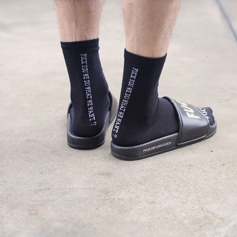 Tất nam nữ cổ cao Ulzzang Hàn Quốc thời trang phong cách 2019 XIMO (TN12-H3)