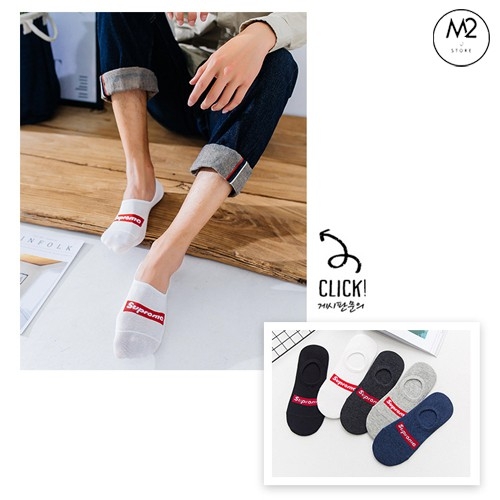 Combo 5 Đôi Tất Vớ Lười Nam Chống Trượt In Hình Họa Tiết Độc Đáo TL05