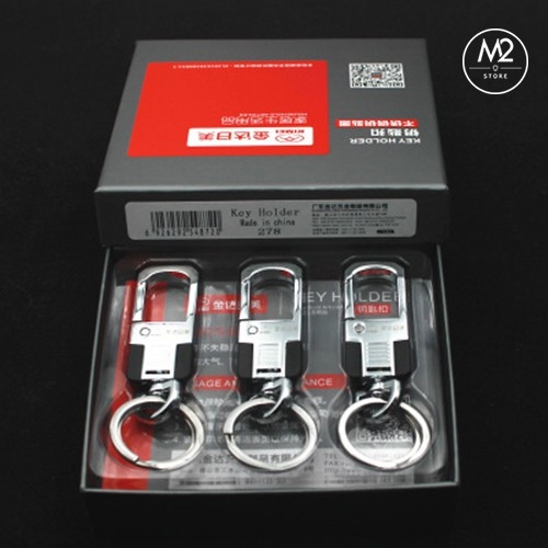 Móc khoá xe máy ô tô đẹp inox cao cấp có chốt móc đai quần thời trang, lịch lãm, đẳng cấp MK12-A5