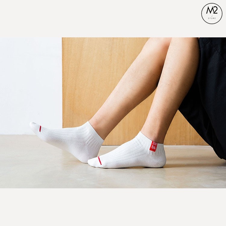 Set 5 Tất Vớ Nam Cổ Ngắn Cotton Cao Cấp Thể Thao Mạnh Mẽ TN40