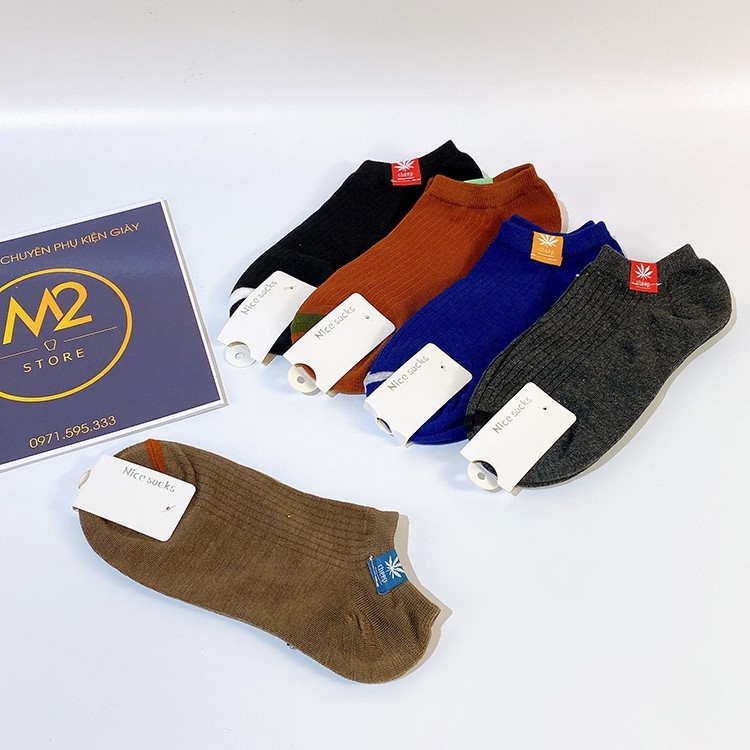 COMBO 10 đôi Tất vớ nam cổ ngắn đẹp năng động, phong cách Hàn Quốc thời trang TN23-H2
