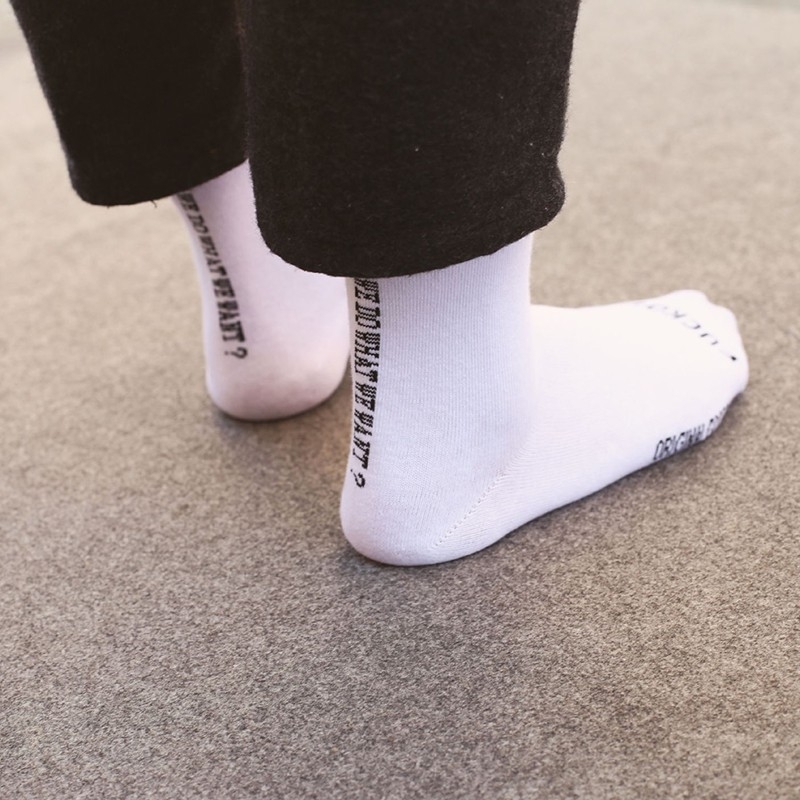 Tất nam nữ cổ cao Ulzzang Hàn Quốc thời trang phong cách 2019 XIMO (TN12-H3)