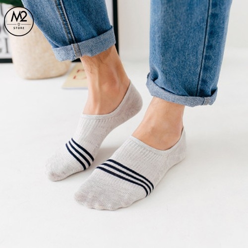 Tất Đi Giày Lười, Vớ Lười Nam Nữ Cao Cấp Siêu Đẹp (Chống trượt gót) (TL02-G4)