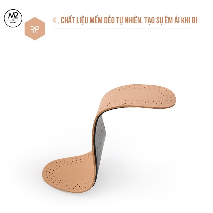Lót giày da thoáng khí êm chân (LGD03)