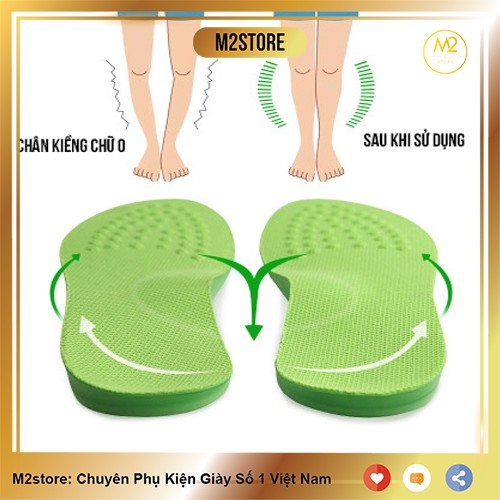 Lót giày chỉnh hình chân vòng kiềng chữ O êm chân thoáng khí LGCH21-C6