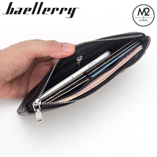 Bóp ví nam dài Baellerry Retro thời trang Hàn Quốc, sang trọng, lịch lãm (VND13)