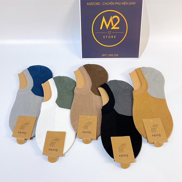 COMBO 6 đôi Tất vớ nam cổ ngắn phong cách Hàn Quốc lịch lãm, sang trọng TN24-H3